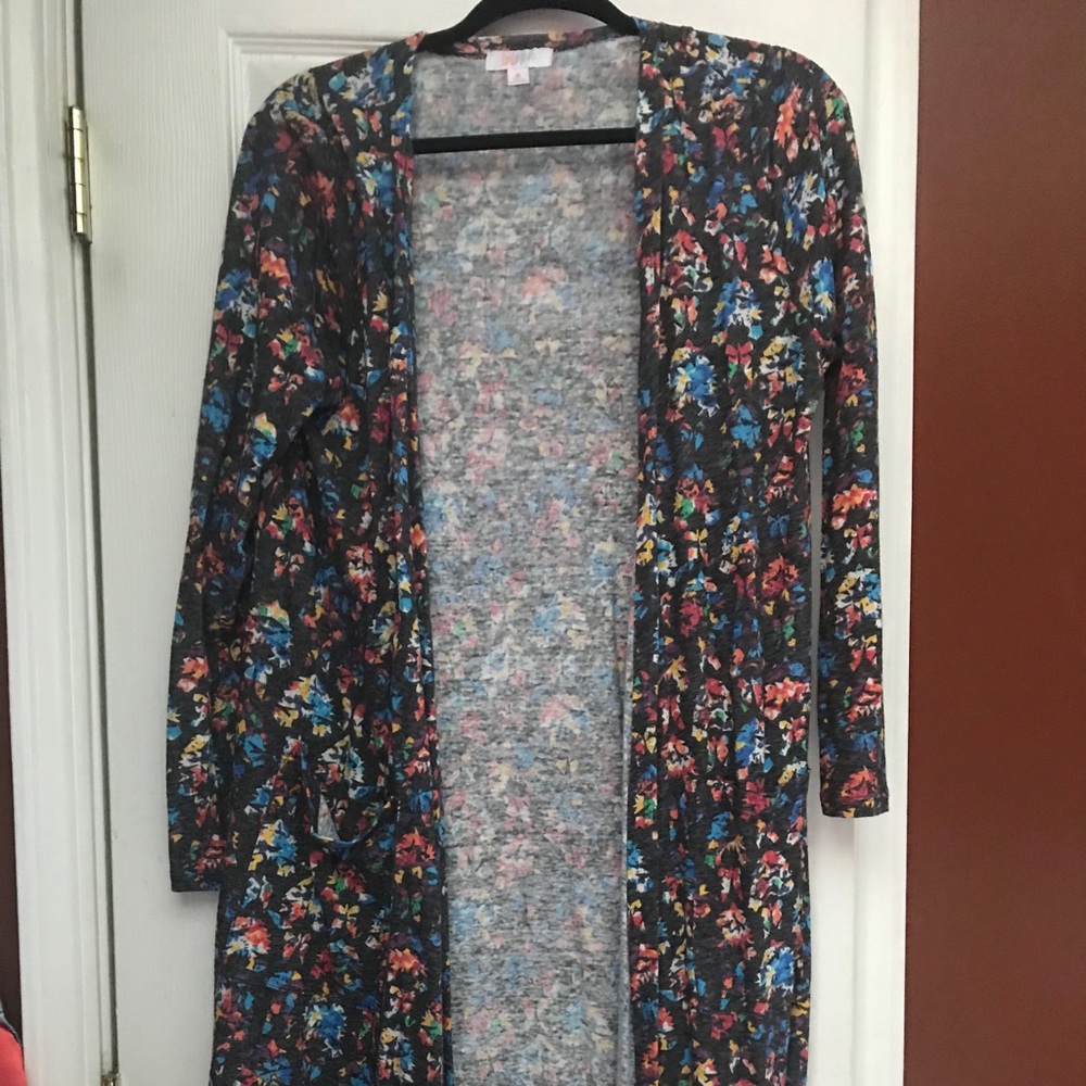 Lularoe Sarah duster length cardigan sweater NWOT